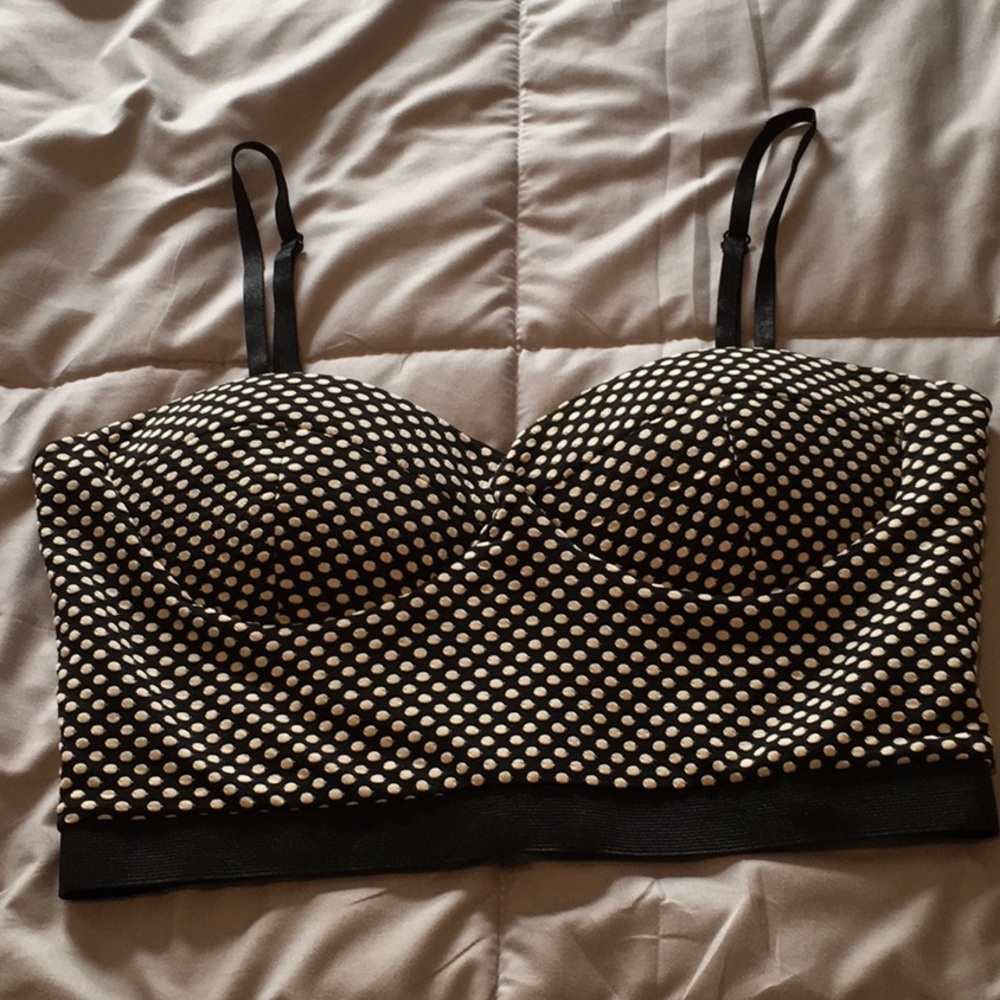 Sans Souci Polka Dot Crop Top